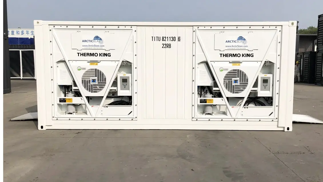 Răcire rapidă ArcticBlast de 20 ft – Container frigorific de depozitare