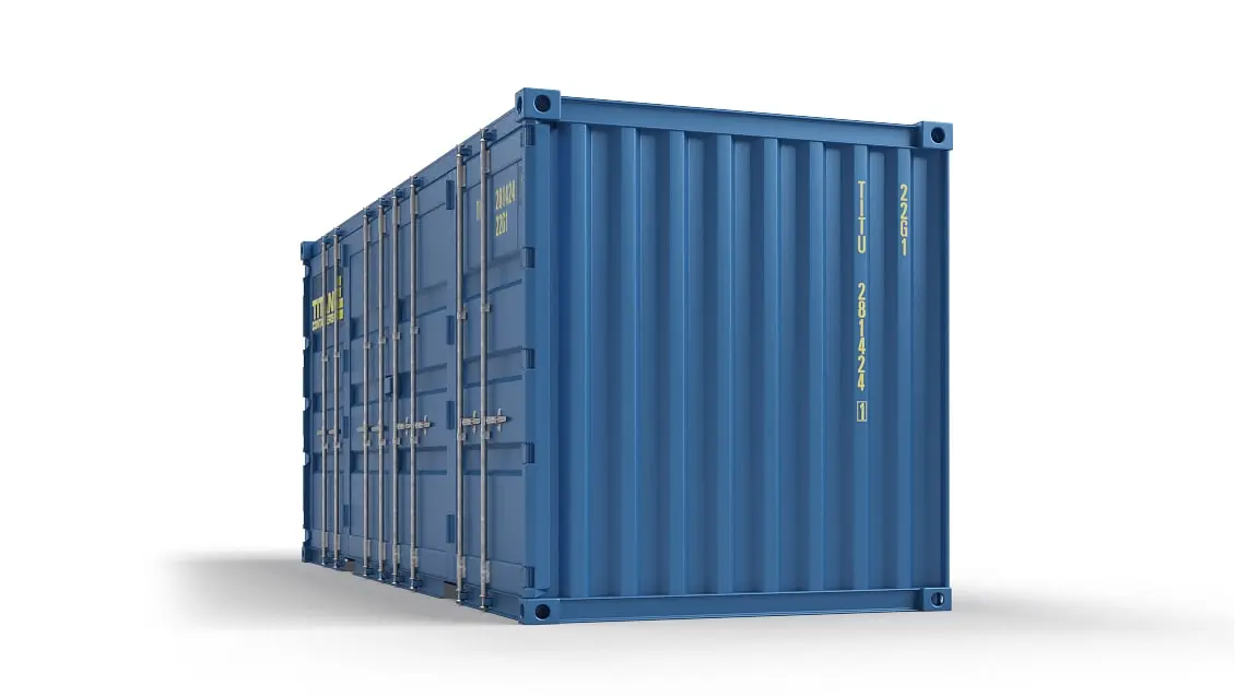Container de 20 ft cu uși laterale de vânzare – cu casetă de încuiere