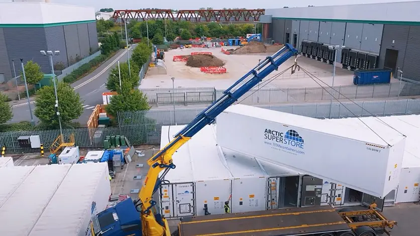 Depozitare modulară la rece Arctic SuperStore – Containere frigorifice de închiriat