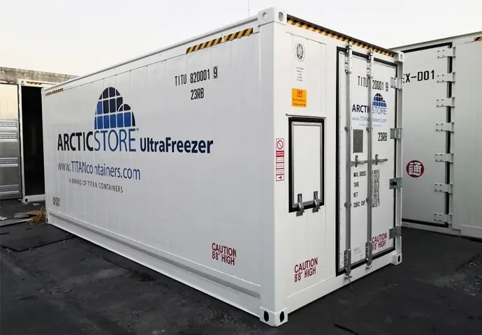 Depozitare la rece Arctic Ultrafreezer – Temperaturi ultrajoase – Containere frigorifice de închiriat
