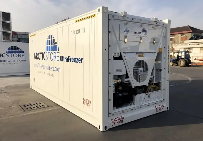 Depozitare la rece Arctic Ultrafreezer – Temperaturi ultrajoase – Containere frigorifice de închiriat