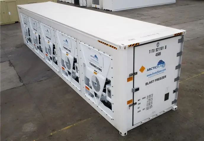 Depozitare la rece ArcticBlast – Containere frigorifice cu răcire rapidă de închiriat