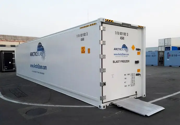 Depozitare la rece ArcticBlast – Containere frigorifice cu răcire rapidă de închiriat