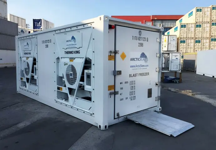 Depozitare la rece ArcticBlast – Containere frigorifice cu răcire rapidă de închiriat