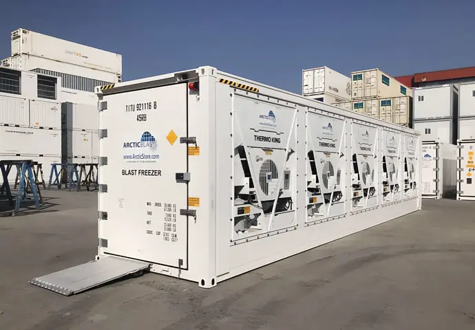 Depozitare la rece ArcticBlast – Containere frigorifice cu răcire rapidă de închiriat