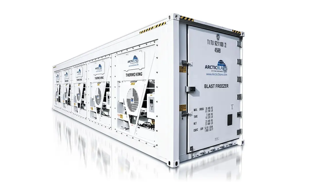 ArcticBlast – Depozitare la rece. Containere frigorifice.