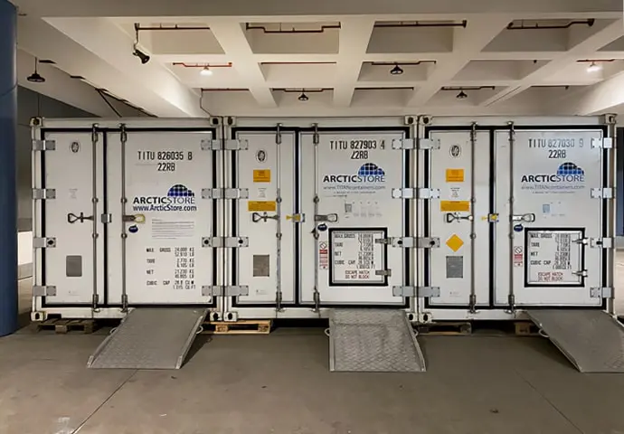 Depozitare la rece ArcticStore – Containere frigorifice de închiriat