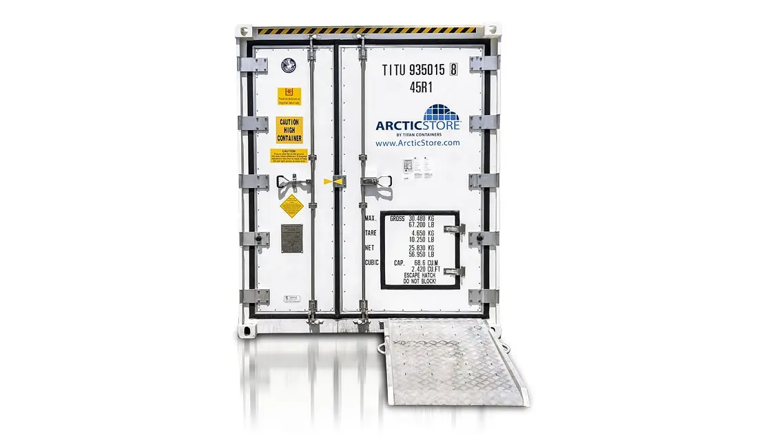 Containere frigorifice – Depozitare la rece ArcticStore de 40 ft