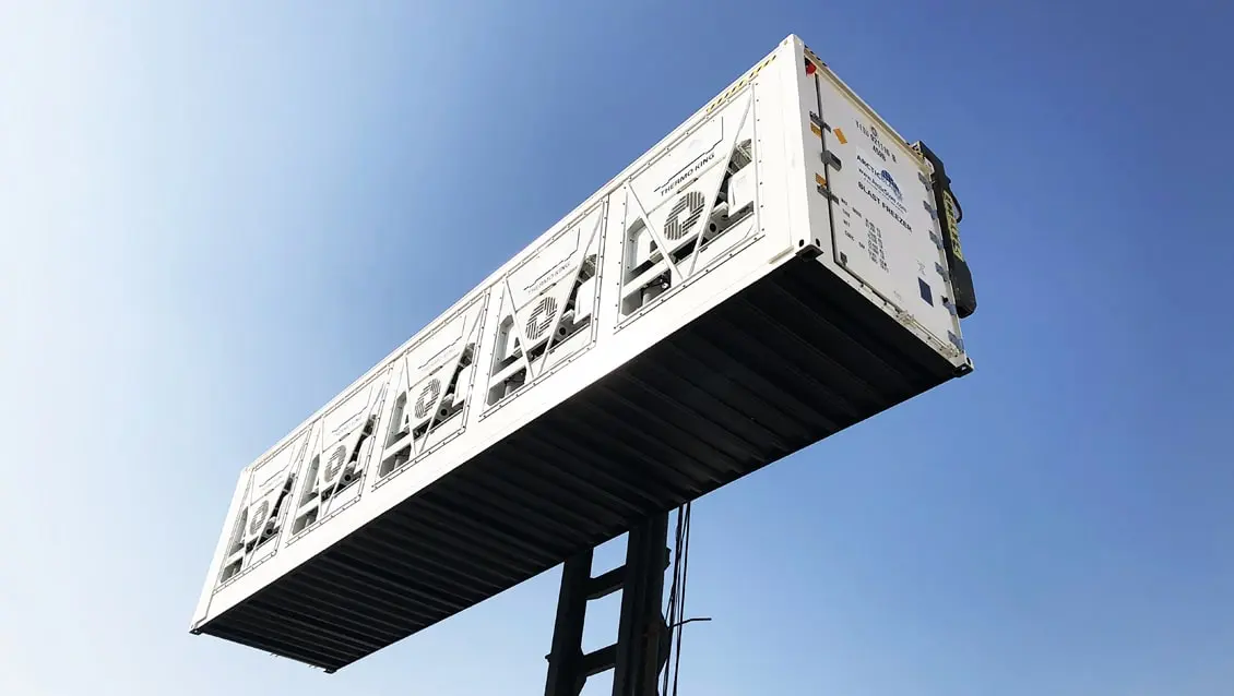 Container frigorific Arctic Blast de 40 ft pentru închiriere - Depozitare cu răcire rapidă_1