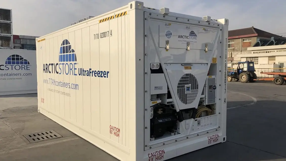 Container frigorific Arctic UltraFreezer de 20 ft pentru închiriere