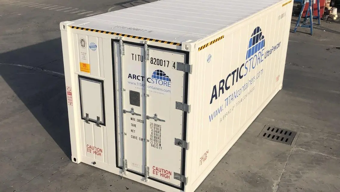 Container frigorific Arctic UltraFreezer de 20 ft pentru închiriere