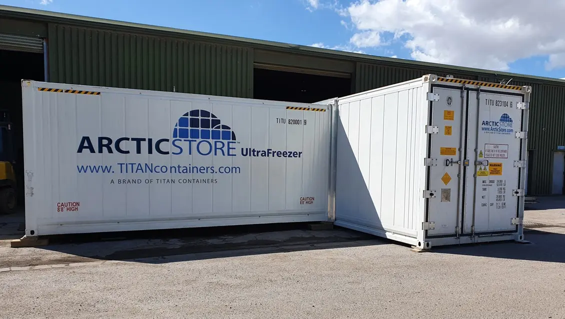 Container frigorific Arctic UltraFreezer de 20 ft pentru închiriere