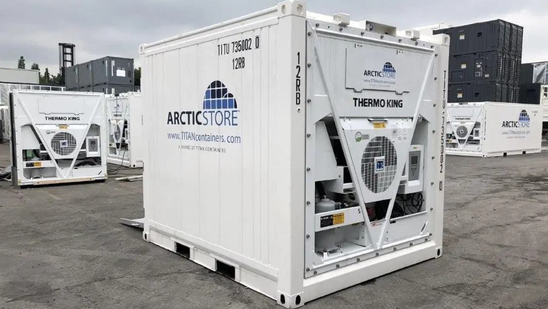 Container frigorific ArcticStore de 10 ft pentru depozitare frigorifică, de închiriat