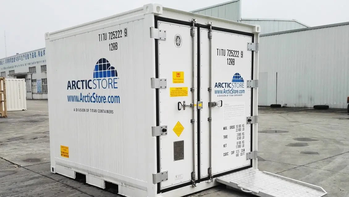 Container frigorific ArcticStore de 10 ft pentru depozitare frigorifică, de închiriat