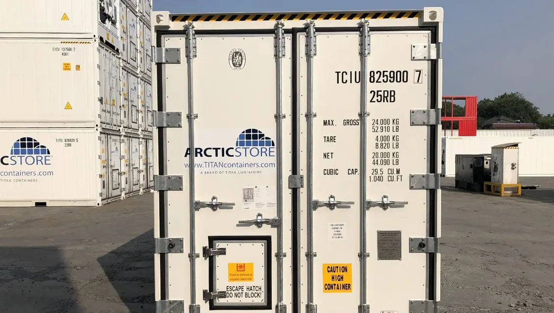 Containere frigorifice de 40 ft pentru depozitare la rece și congelare