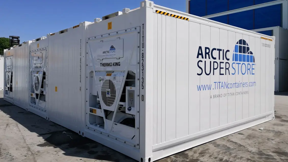 Containere frigorifice modulare Arctic SuperStore de 20 ft pentru închiriere