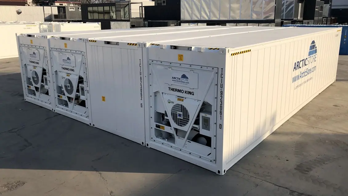 Containere frigorifice modulare Arctic SuperStore de 40 ft - Soluție de depozitare frigorifică