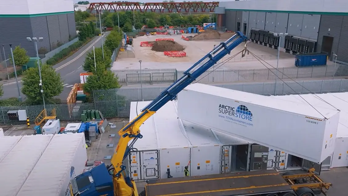 Containere frigorifice modulare Arctic SuperStore de 40 ft - Soluție de depozitare frigorifică