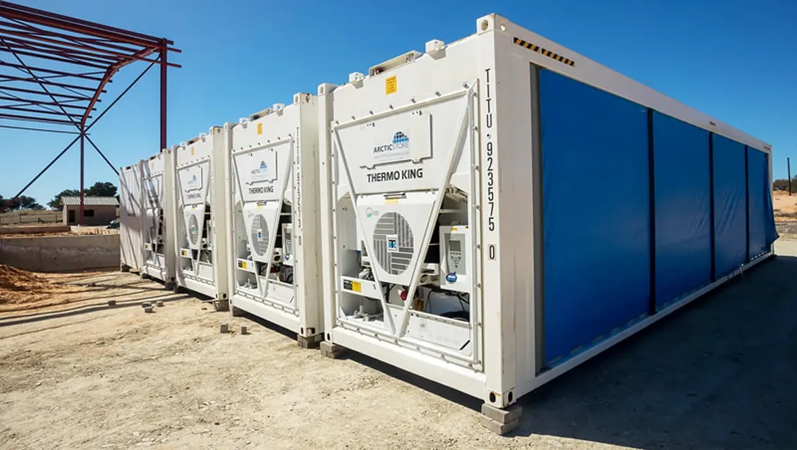 Containere frigorifice modulare Arctic SuperStore de 40 ft - Soluție de depozitare frigorifică