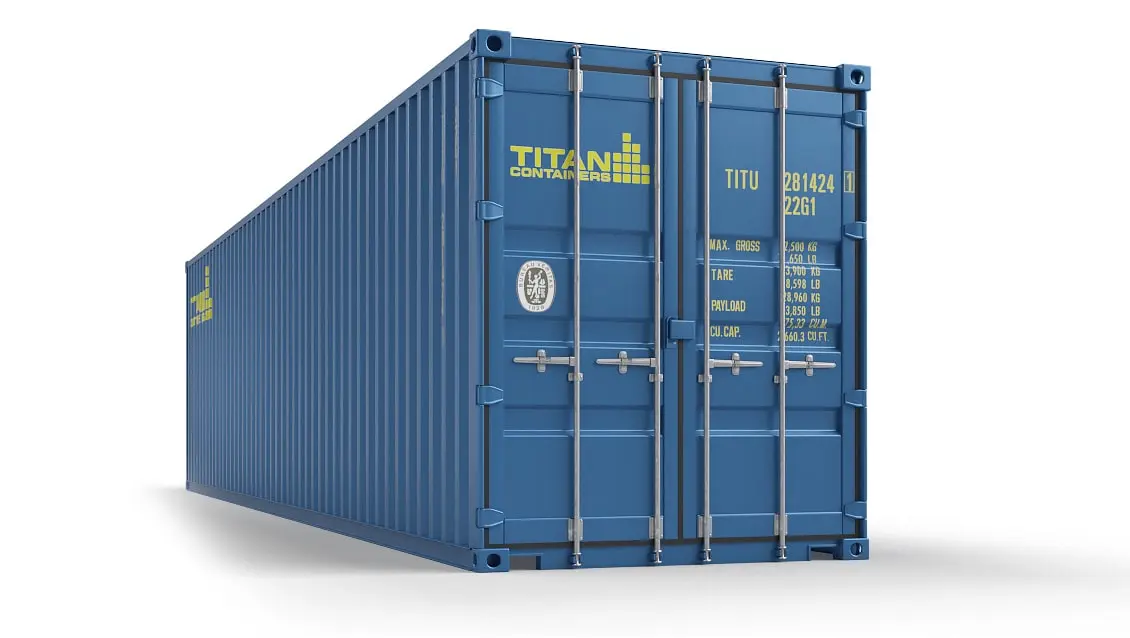 Container high cube de 40 ft de vânzare