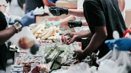 Depozitare sigură pentru o bancă de alimente din Yorkshire