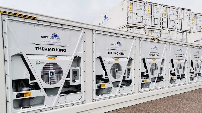 Containere frigorifice cu răcire rapidă ArcticBlast pentru sectorul agricol