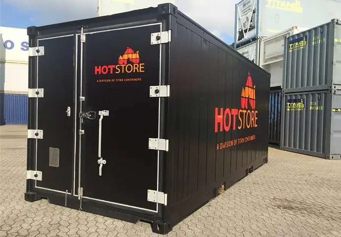 Depozitare încălzită HotStore – Containere de depozitare încălzite de 20 ft de închiriat
