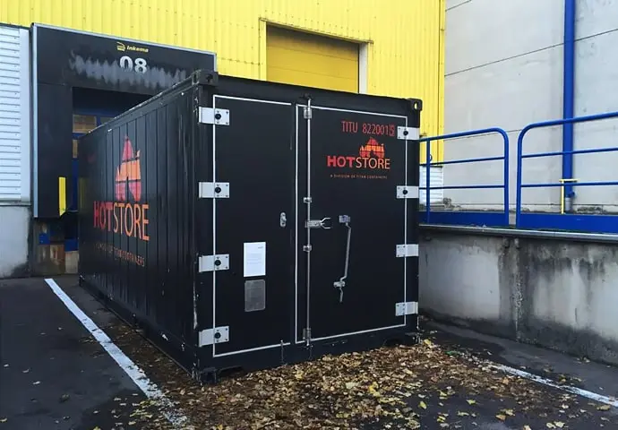 Depozitare încălzită HotStore – Containere cu control al temperaturii de închiriat
