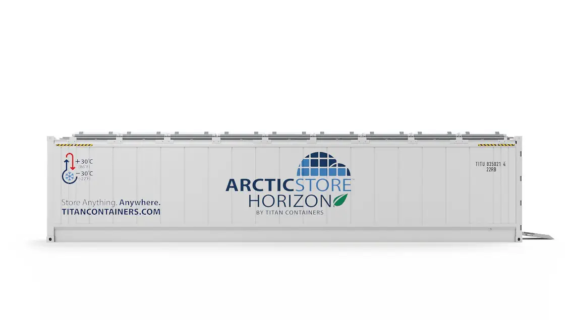 40ft ArcticStore Horizon Container Frigorific Durabil Vedere laterală