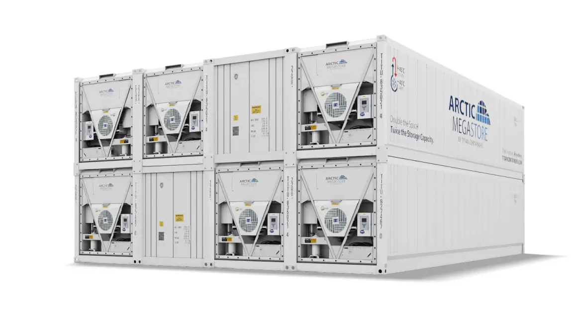 Arctic MegaStore soluție modulară de depozitare frigorifică de mare capacitate de la TITAN Containers