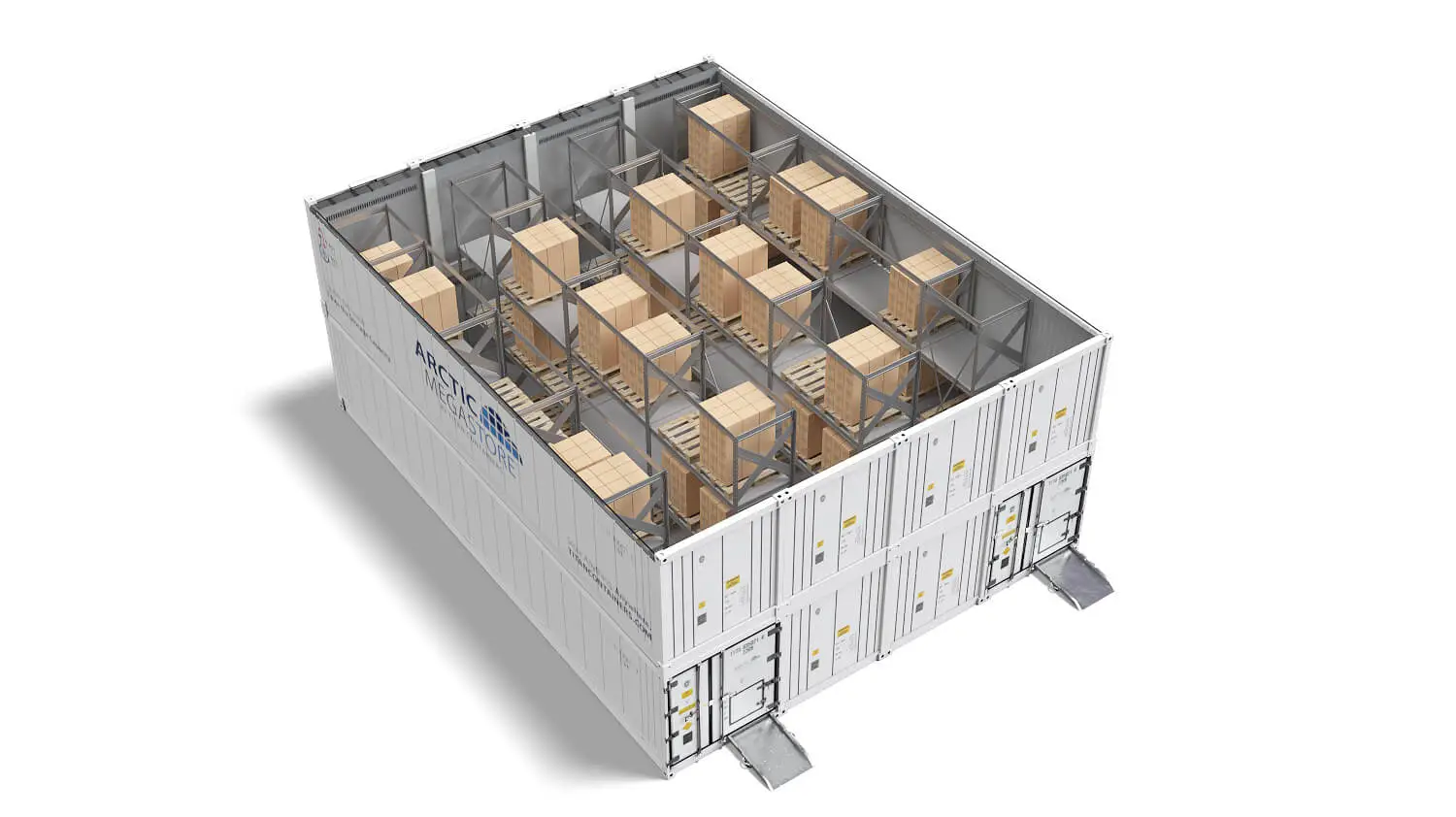 Arctic MegaStore soluție modulară de depozitare frigorifică de mare capacitate de la TITAN Containers